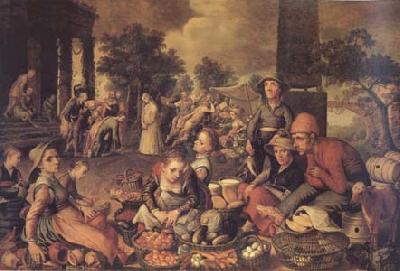 Pieter Aertsen Christ and the Adulteress (mk14) oil painting image
